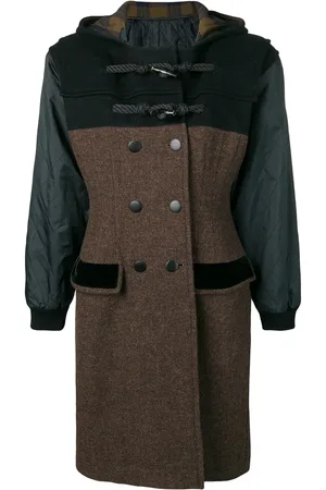 Jean Paul Gaultier Hooded double-breasted coat