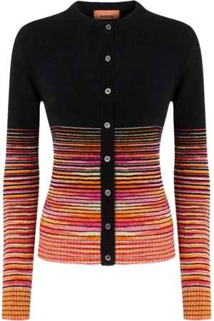 Missoni D??grad??-effect cashmere cardigan