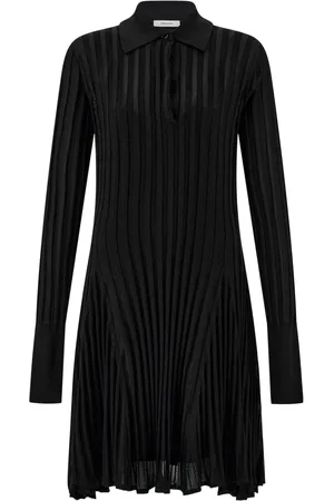 Salvatore Ferragamo Semi-sheer skater dress