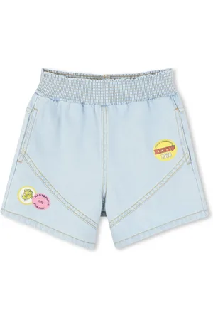 Kenzo Logo-patch denim shorts