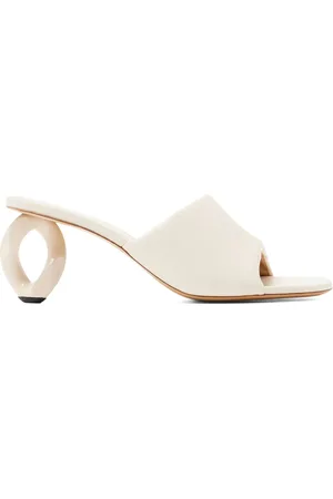 J.W.Anderson 80mm chain-heel leather mules