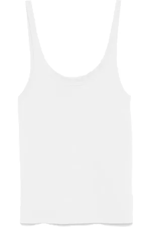 St Agni Organic-cotton scoop-neck tank top