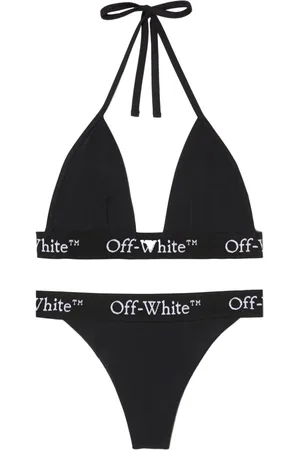 OFF-WHITE Logo-band bikini