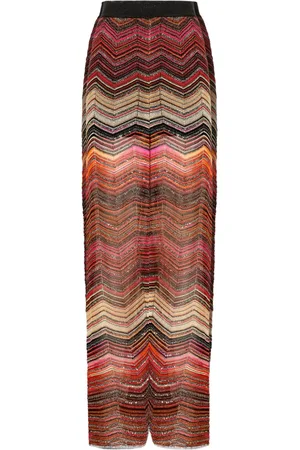 Missoni Zigzag-pattern lam?? palazzo pants