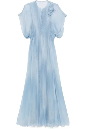 ERMANNO SCERVINO Floral-appliqué maxi dress