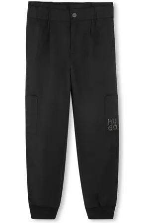 HUGO BOSS Logo-appliqué trousers