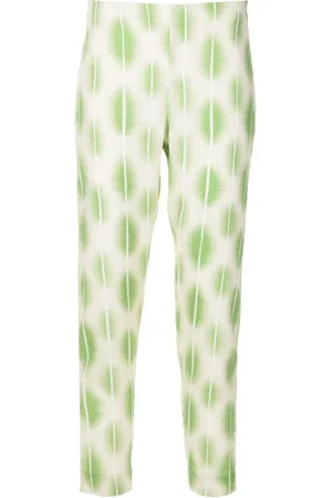 Lenny Niemeyer Abstract-print stretch-silk trousers