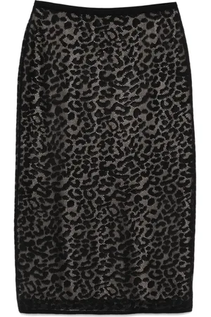 THEORY Lace midi skirt