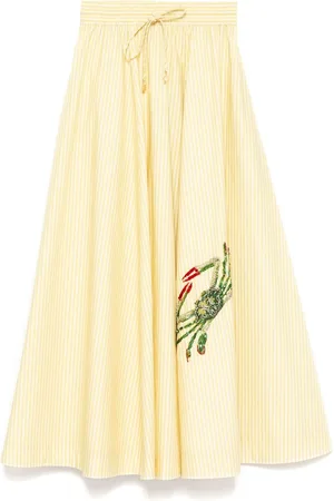 ALÉMAIS Seb embellished skirt