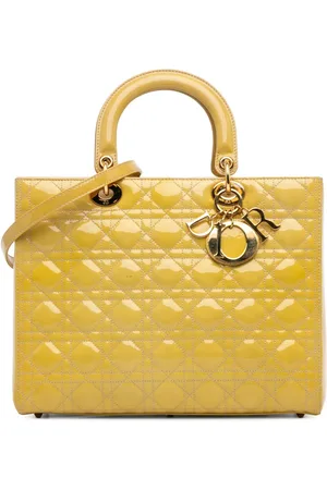 Dior 2010 Large Patent Cannage Lady Dior satchel