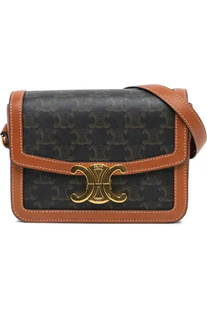 Céline 2020 Teen Triomphe Coated Canvas crossbody bag