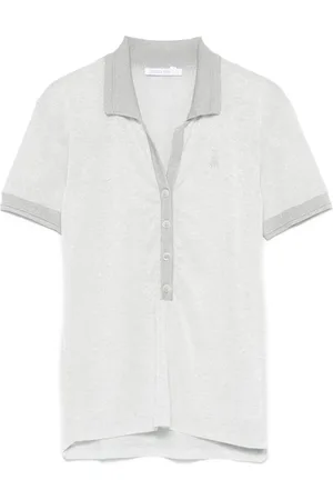 Patrizia Pepe Lurex polo shirt