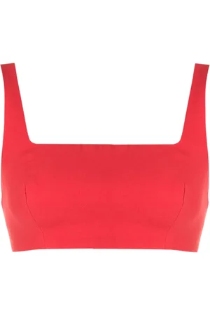 Lenny Niemeyer Papoula square-neck crop top