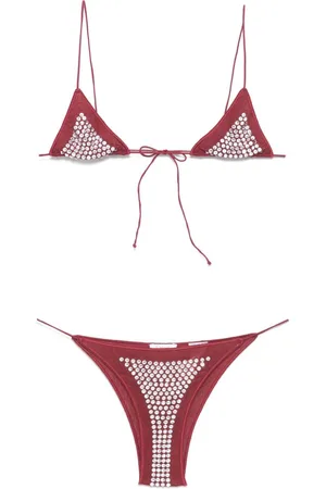 Oseree Crystal-embellished bikini
