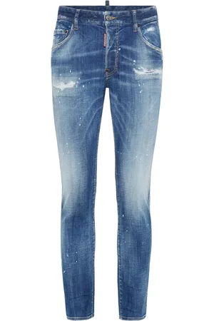Dsquared2 Distressed tapered-leg trousers