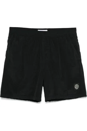 Stone Island Compass-patch swim shorts