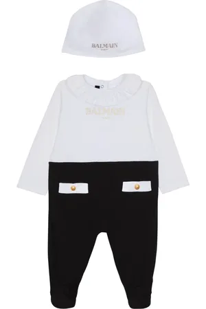 Balmain Cotton babygrow set