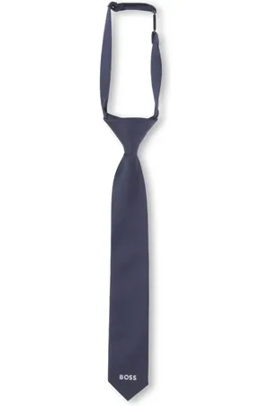 HUGO BOSS Logo-jacquard tie