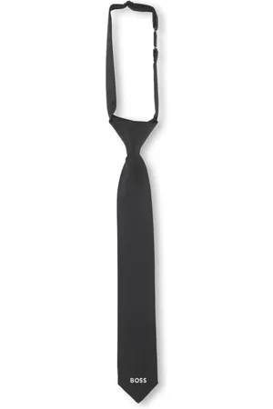 HUGO BOSS Logo-jacquard tie