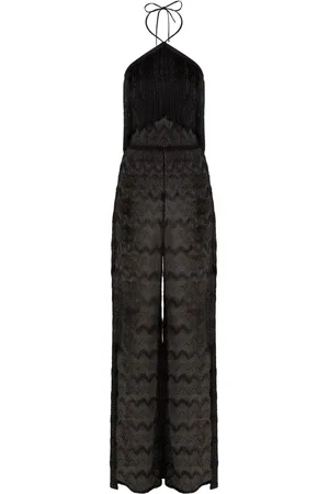 Missoni Lamé fringe-detail jumpsuit