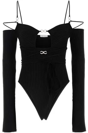 Mach & Mach Lace-up bodysuit