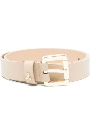 Patrizia Pepe Fly logo-plaque belt