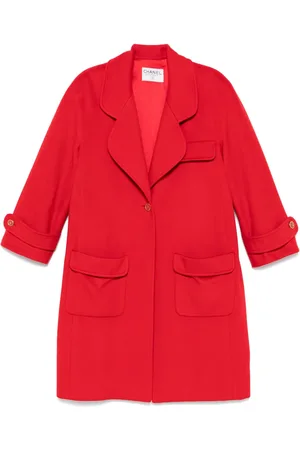 CHANEL 1980s cashmere coat
