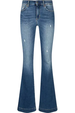 Liu Jo Rhinestone-embellished bootcut jeans