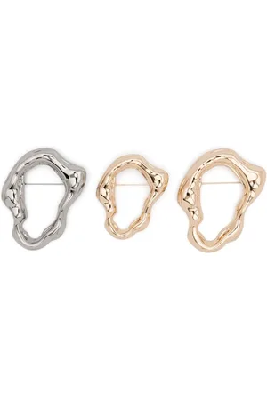 Patrizia Pepe Sculpted brooches (set of three)