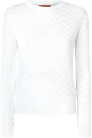 Missoni Chevron-knit crew-neck sweater