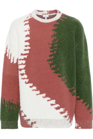 Loewe Colour-block jacquard jumper
