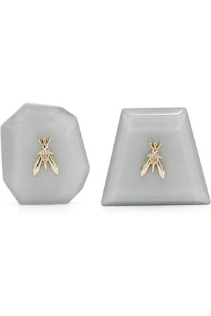 Patrizia Pepe Fly-motif clip-on earrings