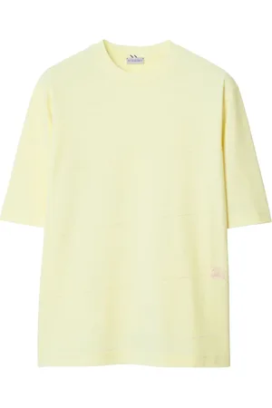 Burberry Logo-embroidered cotton T-shirt