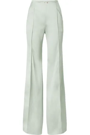GENNY Satin flared trousers