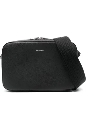 Sandro Logo-debossed messenger bag