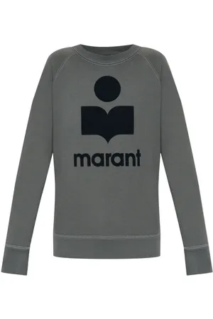 Marant Etoile Flocked-logo sweatshirt