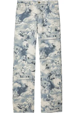 OFF-WHITE Fresco Tapestry jeans