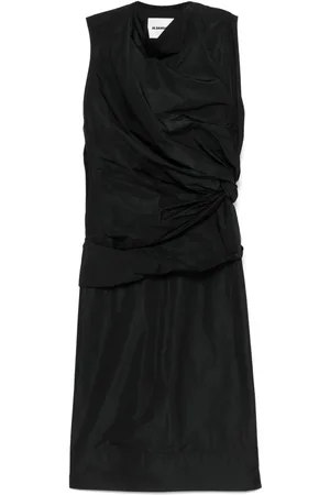 Jil Sander Taffeta midi dress