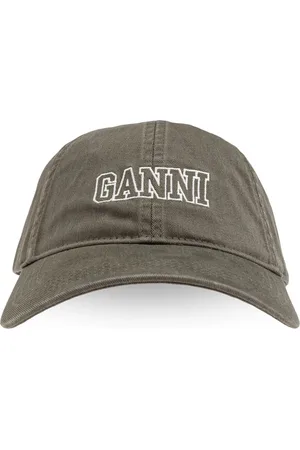 Ganni Logo-embroidered baseball cap
