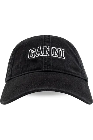 Ganni Logo-embroidered cap