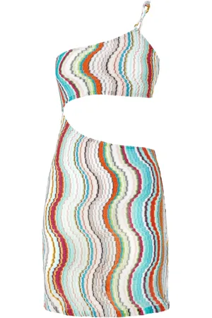 Missoni Wave lamé midi dress