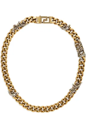 VERSACE Barocco Leaf chain necklace