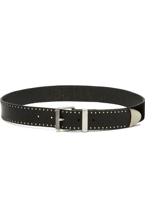 Palm Angels Logo studded belt