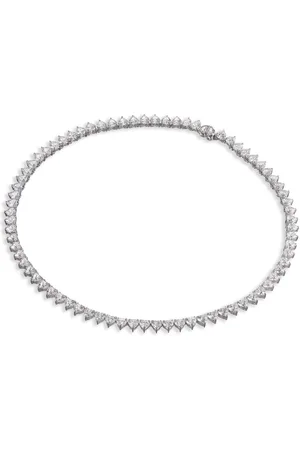 Anabela Chan 18kt white gold Eternity Heart diamond necklace
