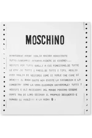 Moschino Logo-print scarf