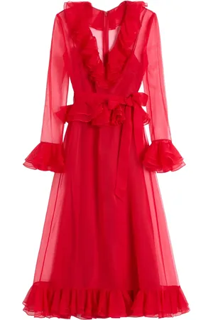 VALENTINO GARAVANI Organza midi dress