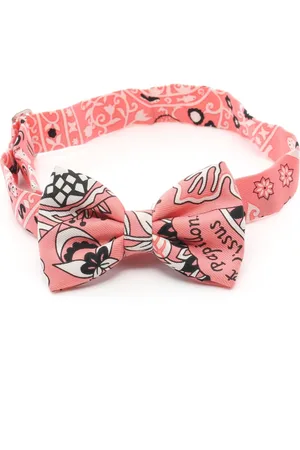 Hermès 2000s Fleurs Et Papillons de Tissus bow tie