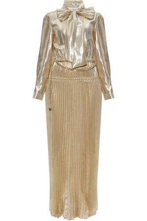 Self-Portrait Lurex maxi dress