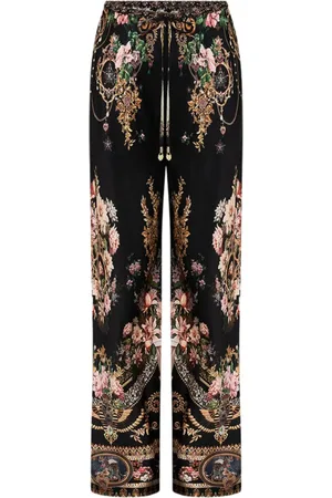 Camilla Graphic-print trousers