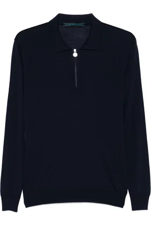 Kiton Fine-knit polo shirt